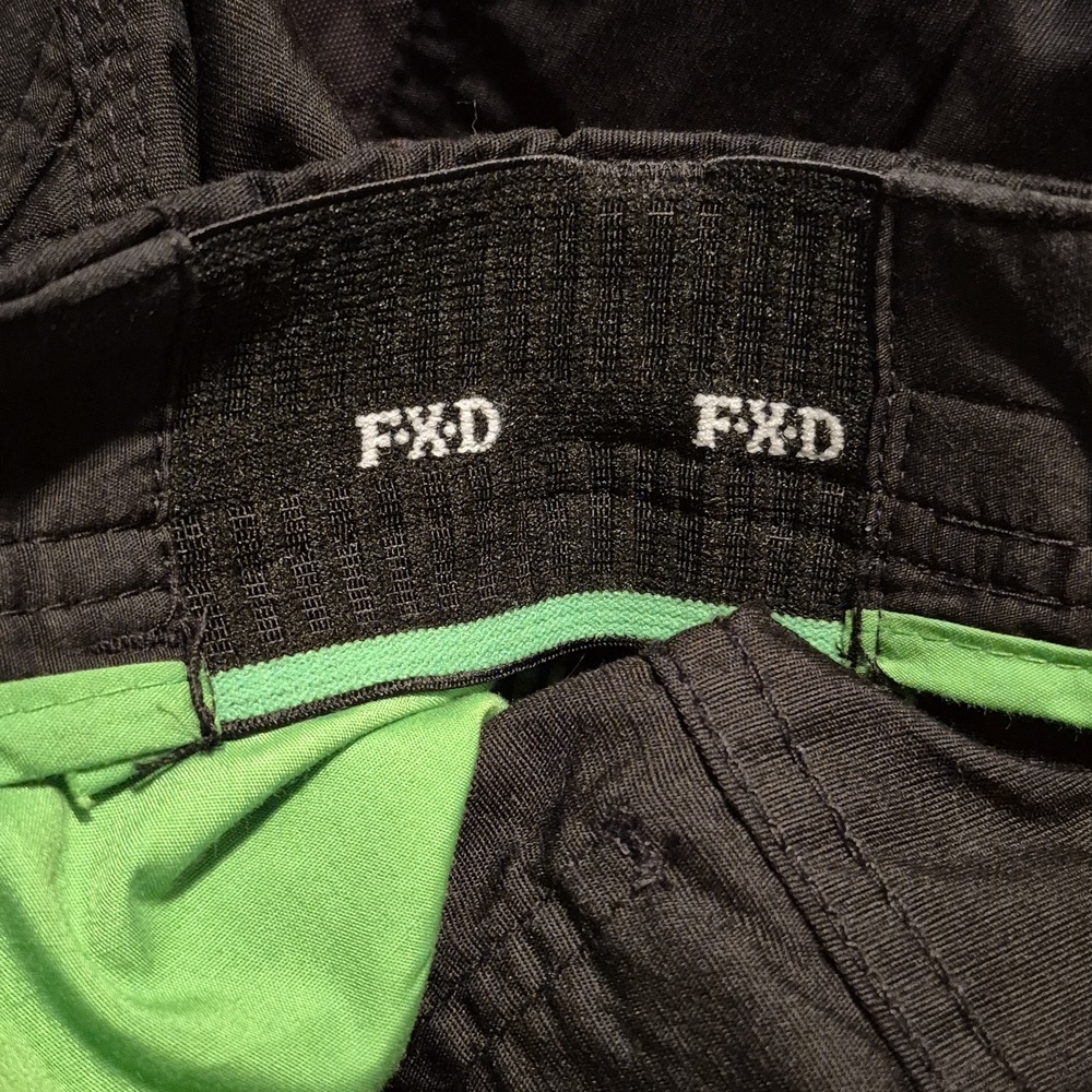 FXD Men's 38 x 32 black stretch belted work pants style WP-5 NWOT - Picture 10 of 10